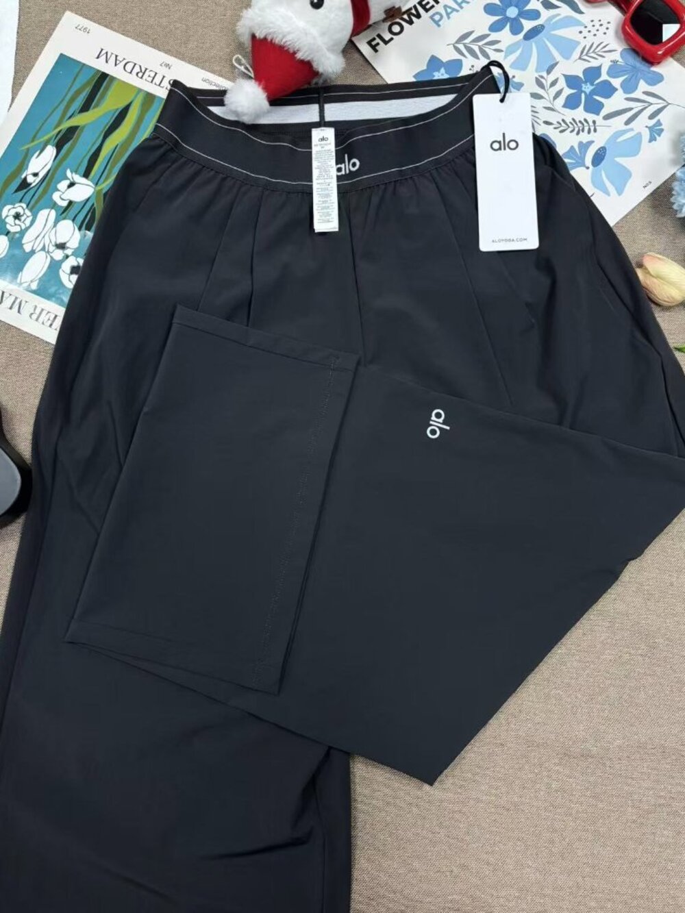 🔥Straight Leg Pants Alo Yoga Suit Up Trouser Black ⚫30-inch Inner Seam Length - Picture 6 of 10